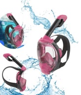 Maska do Nurkowania Snorkelingu Pełnotwarzowa NAJWYŻSZA JAKOŚĆ AntiFog S/M