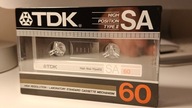 Kaseta magnetofonowa TDK SA 60 1984r