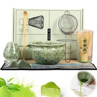 Zestaw do herbaty Matcha ceramiczna miseczka bambusowa trzepaczka