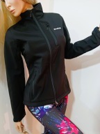 PROMO STARS CZARNA kurtka SOFTSHELL TREKKING IDEALNA NA WIOSNĘ S