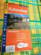 Katowice stary plan miasta autobusy tramwaje