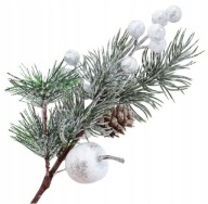 GAŁĄZKA SZTUCZNA OZDOBA DEKORACJA NA STORIK BOŻONARODZENIOWA