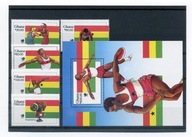 A39469)Olimpiada 88: Ghana 1205 - 1209** + Bl 131**