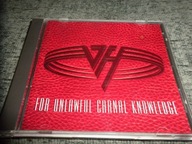 VAN HALEN For Unlawful Carnal Knowledge 1ST. PRESS USA 1991 EDDY heavy Meta