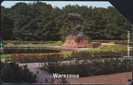 Karta używana Nr 40 50 imp. "Warszawa Pomnik Chopina" w stanie dobrym