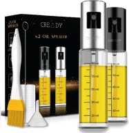 CREADY - Zestaw 2x Spryskiwacz do Oleju 100 ml | Dozownik Spray | Air Fryer