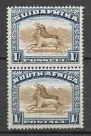 South Africa x C17 fauna gnu MH VF 30funtów 1926r.