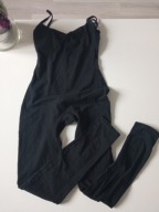 Czarny kombinezon trykotowy pas 56-60cm