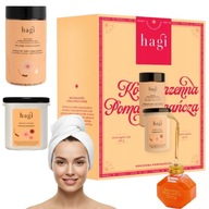 Zestaw Prezentowy na Święta HAGI Korzenna Pomarańcza Sól Świeca SPA Gratis