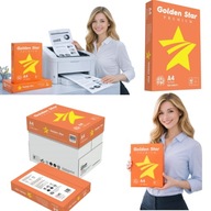 PAPIER BIUROWY GOLDEN STAR A4 70 G 2500 ARKUSZY 5 RYZ PAPIER BIUROWY BIAŁY