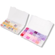 KREATYWNY REWELACYJNY Zestaw koralików 2 pojemniki kreatywna biżuteria DIY!