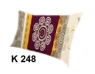 Poszewka z kory 40x40 jasiek z bawełny gofrowanej K 248 serweta brąz