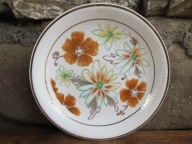 Porcelanowe Talerzyki Deserowe__WŁOCŁAWEK PRL