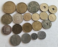 zestaw monet Hiszpania 20 szt.