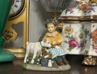 SYGNOWANA FIGURKA THE LEONARDO ON THE FARM BY CHRISTINE HAWORTH