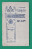 Brody, Kresy, Zakład Jg BUXDORF, broszka orzeł /PUD/