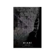 Plakat „Mapa Miasta” – Minimalistyczny Plakat Mapowy