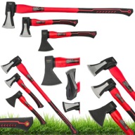 ZESTAW SIEKIER RED TECHNIC – 3 SZTUKI DO ŁUPANIA I PRAC STOLARSKICH TOPOREK