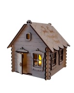 Domek na słodkości Lampion LED Świąteczny