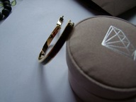 Bransoletka na rękę złoty brąz czekoladowy