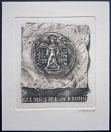 *KP* Feilhauer Henryk - Ex libris W.K. de Bruijn, C2
