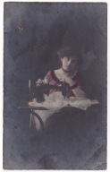 Maszyna do Szycia krawiectwo Dziewczyna ok.1915r. Kolorowana 460M