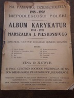 ORYGINAŁ !!! ALBUM KARYKATUR MARSZAŁKA J.PIŁSUDSKIEGO ROGALSKI -