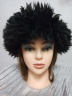 czapka z skóry owczej z futrem roz 56