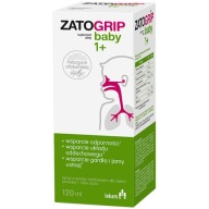 Syrop LEK-AM Zatogrip Baby czarny bez 120 ml dla dzieci od 1 roku