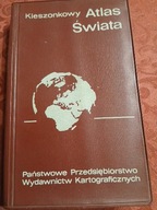 KIESZONKOWY ATLAS ŚWIATA /POLITYCZNY/ STARE WYDANIE BDB-