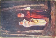 Pocztówka Wesołych Świąt stempel Nowy Sącz do Mielec Rzeżuśnia