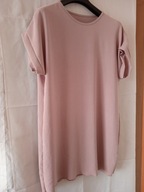 Bluzka tunika damska lawendowy kolor l xl