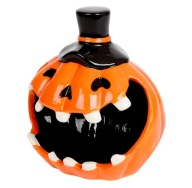 Dekoracja Halloween Dynia Straszna Figurka 16x18 cm Lampion Słoik Okno
