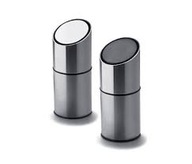 GEORG JENSEN MŁYNKI MŁYNEK SÓL PIEPRZ ZESTAW STALOWY vintage danish design