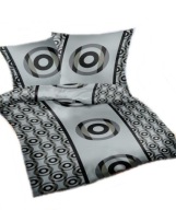 Pościel kora lux 160x200 + 2x70x80 guzik K 104-4 b-x