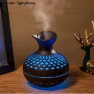 Nawilżacz powietrza USB 300 ml, mini nawilżacz biurkowy w kształcie wazonu