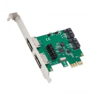 Karta 2-portowa SATA III RAID PCI-E 2.0 x1 - SD-PEX40100