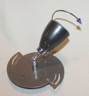 IKEA 3308 Kinkiet, instalacja przewodowa, niklowany/szkło