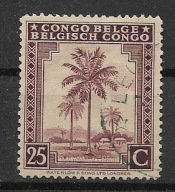 Congo bel. N220, 221 flora palmy 2skany