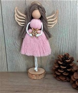 Aniołek handmade - makrama