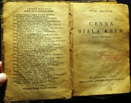 Cenna BIAŁA krew (Powieść egzotyczna) Antoni MARCZYŃSKI [G&W 1937 (ubytki)]