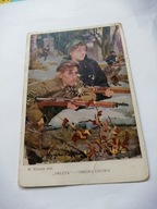 Obrona Lwowa Orlęta młodzież żołnierze z karabinami Lwów