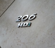 Emblemat Znaczek HDi Peugeot 206