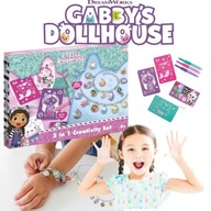 OKAZJA TOTUM ZESTAW KREATYWNY DO ROBIENIA BRANSOLETEK KOCI DOMEK GABI 2W1