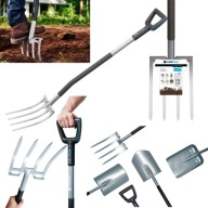 WIDŁY CELLFAST GOSPODARCZE DO KOPANIA OGRODOWE 4 ZĘBY SOLIDNE DO OGRODU 123