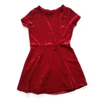 LINDEX aksamitna sukienka wizytowa świąteczna 92 cm