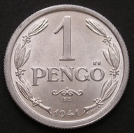 Węgry 1 pengo 1941 - stan menniczy