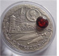 1 DOLAR 2008 NIUE ISLAND SERIA SZLAK BURSZTYNOWY - KALININGRAD -