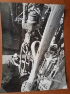 PRL geologia nafta wieża wiertnicza Jasło 1964 fot. Kwiatkowski duża a
