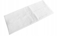Opaska na włosy bawełniana lycra biała szeroka 9 cm